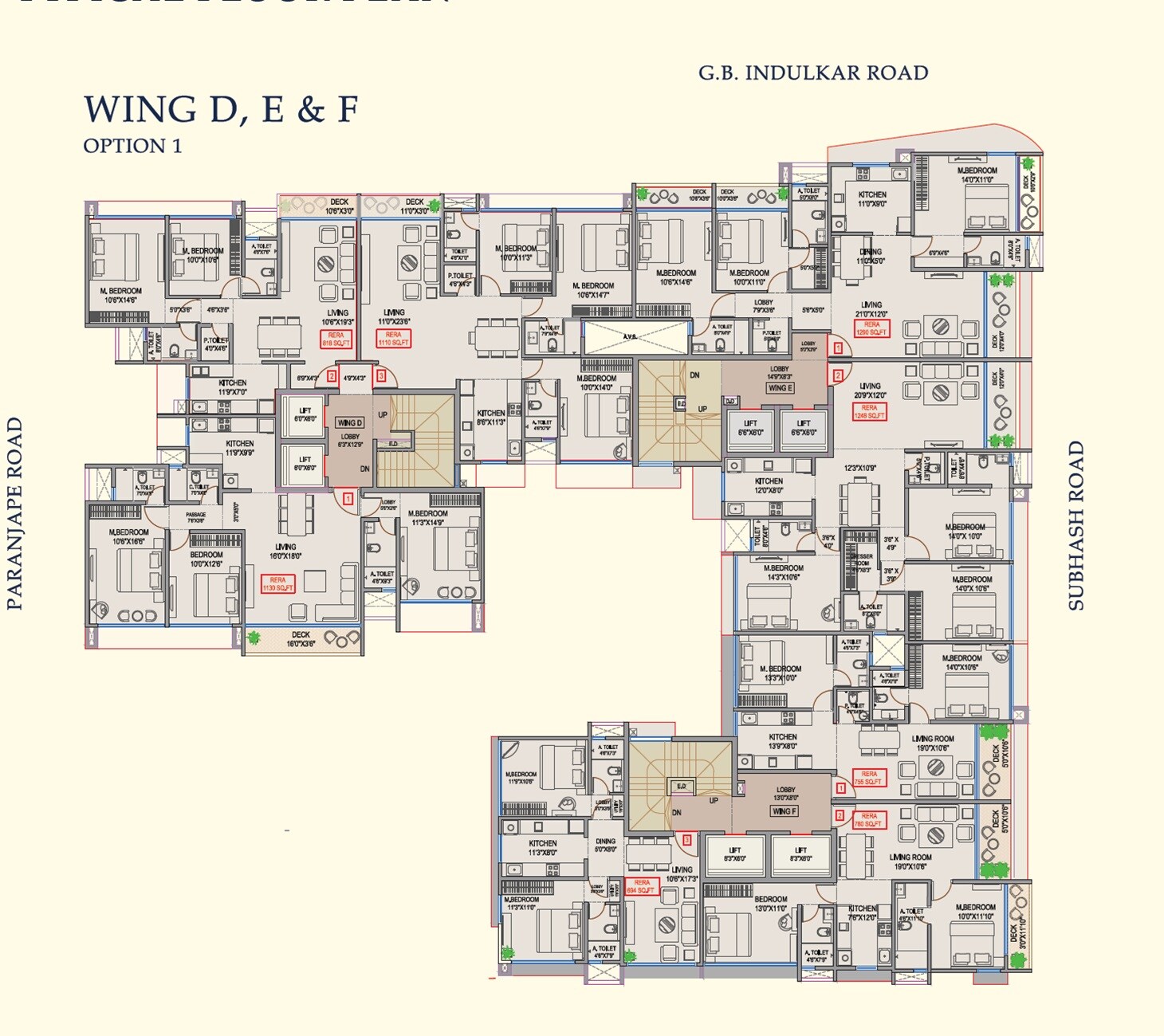 Mangal Signature Floor Plans 1