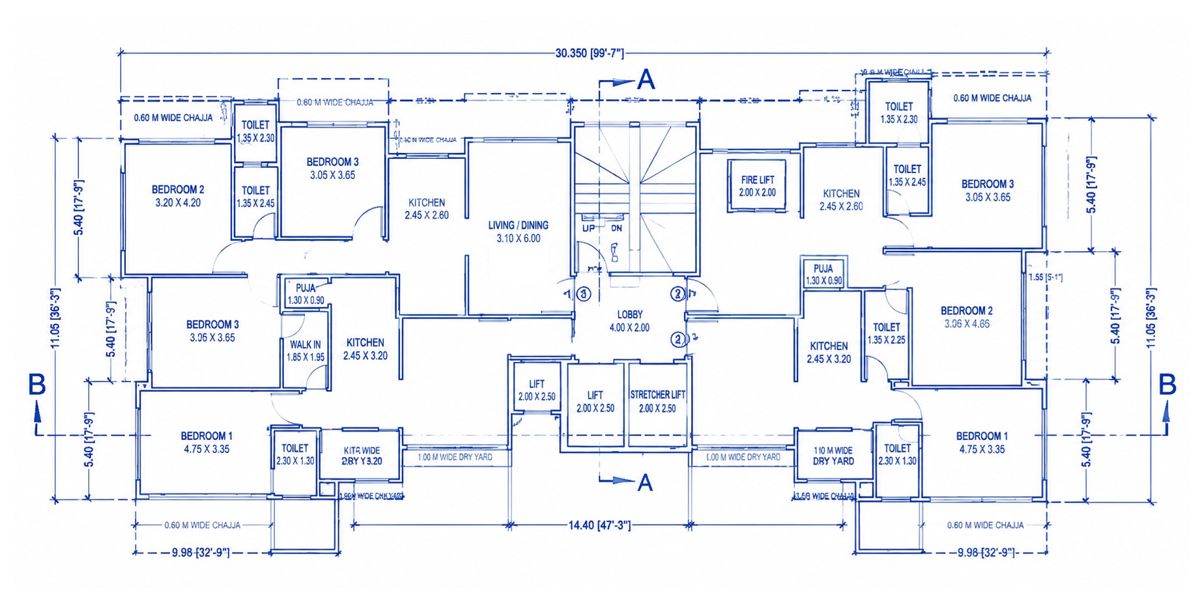 Manraj Residency Floor Plans