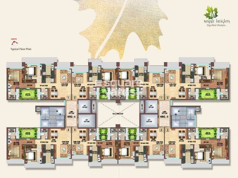 Maple Heights Mumbai Floor Plans