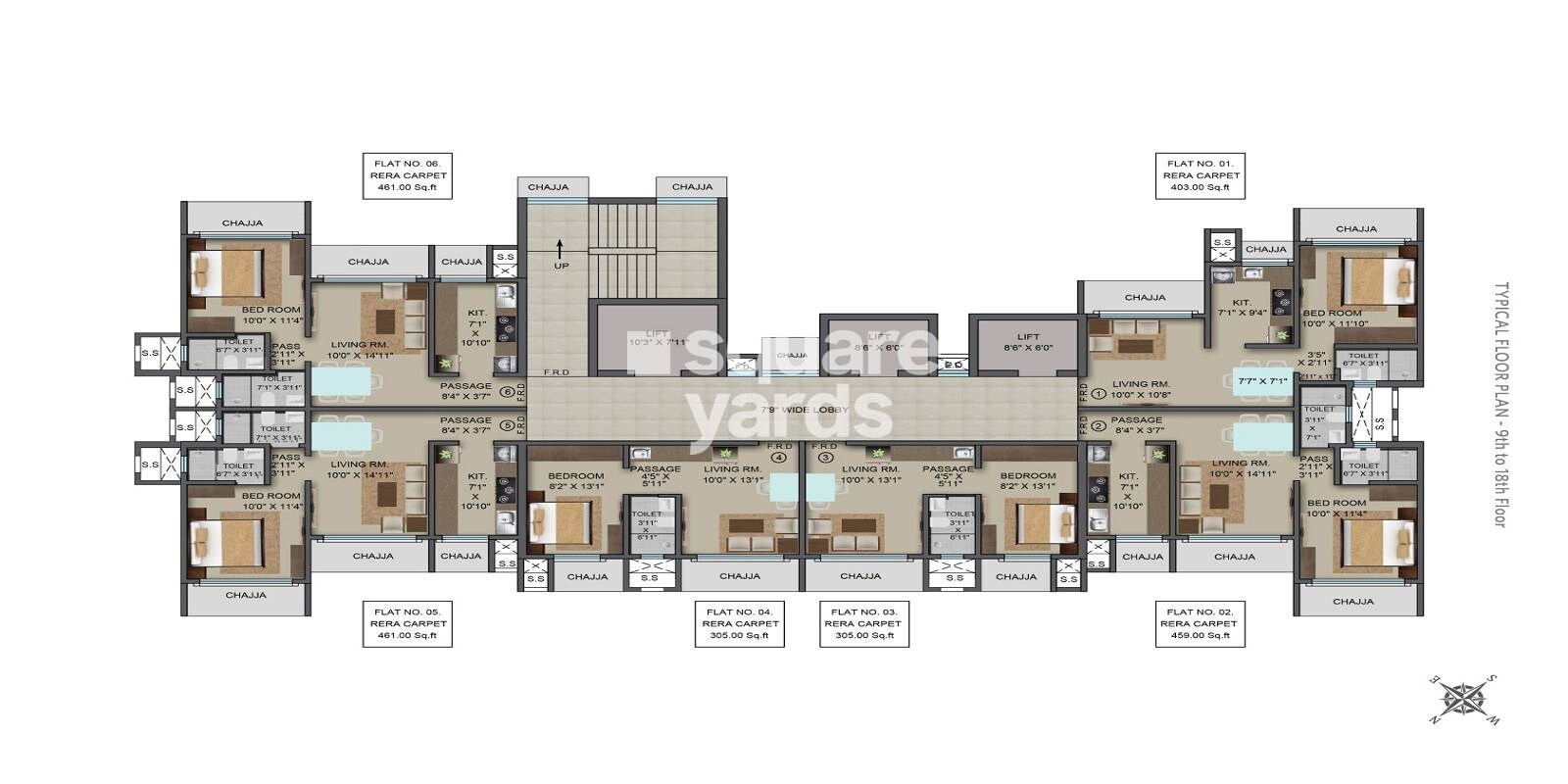 Marigold Aangan Floor Plans