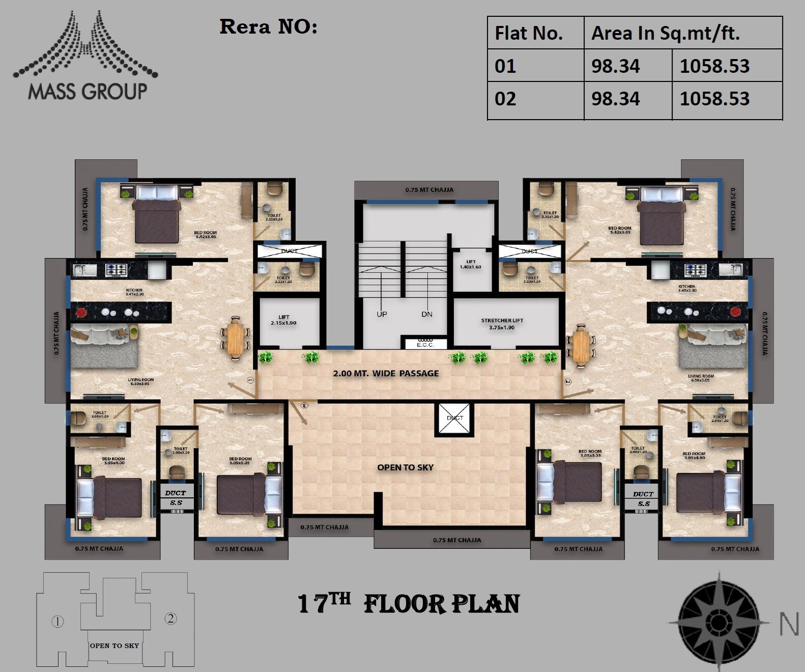 Mass Eminence Floor Plans