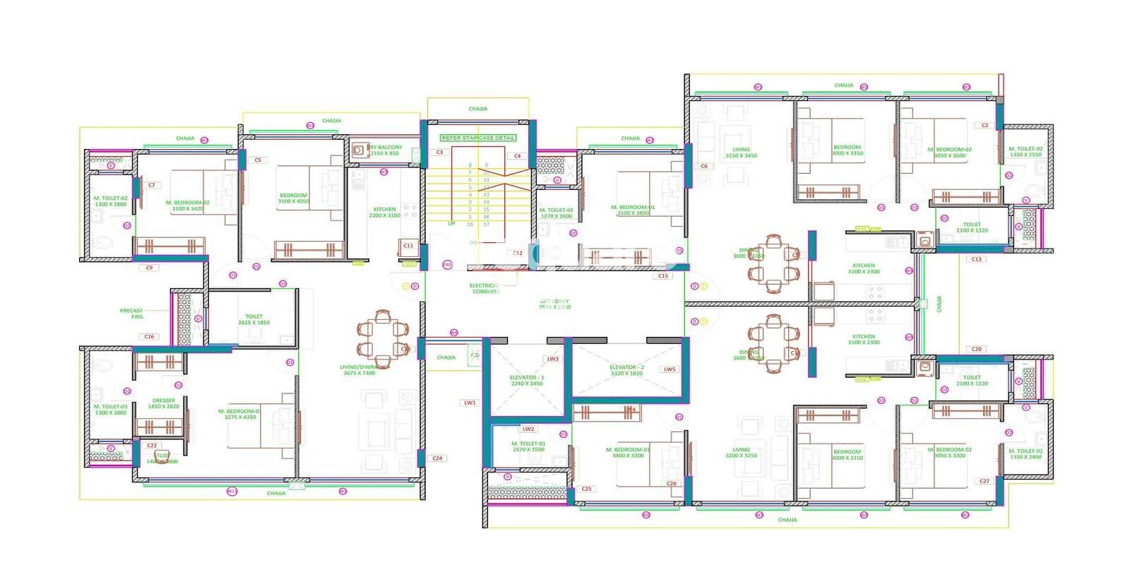 Mathuresh Apartment Floor Plans