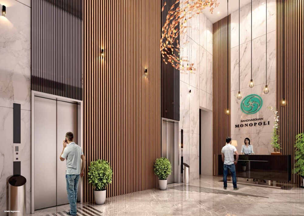 Mathuresh Monopoli Lift Lobby Image