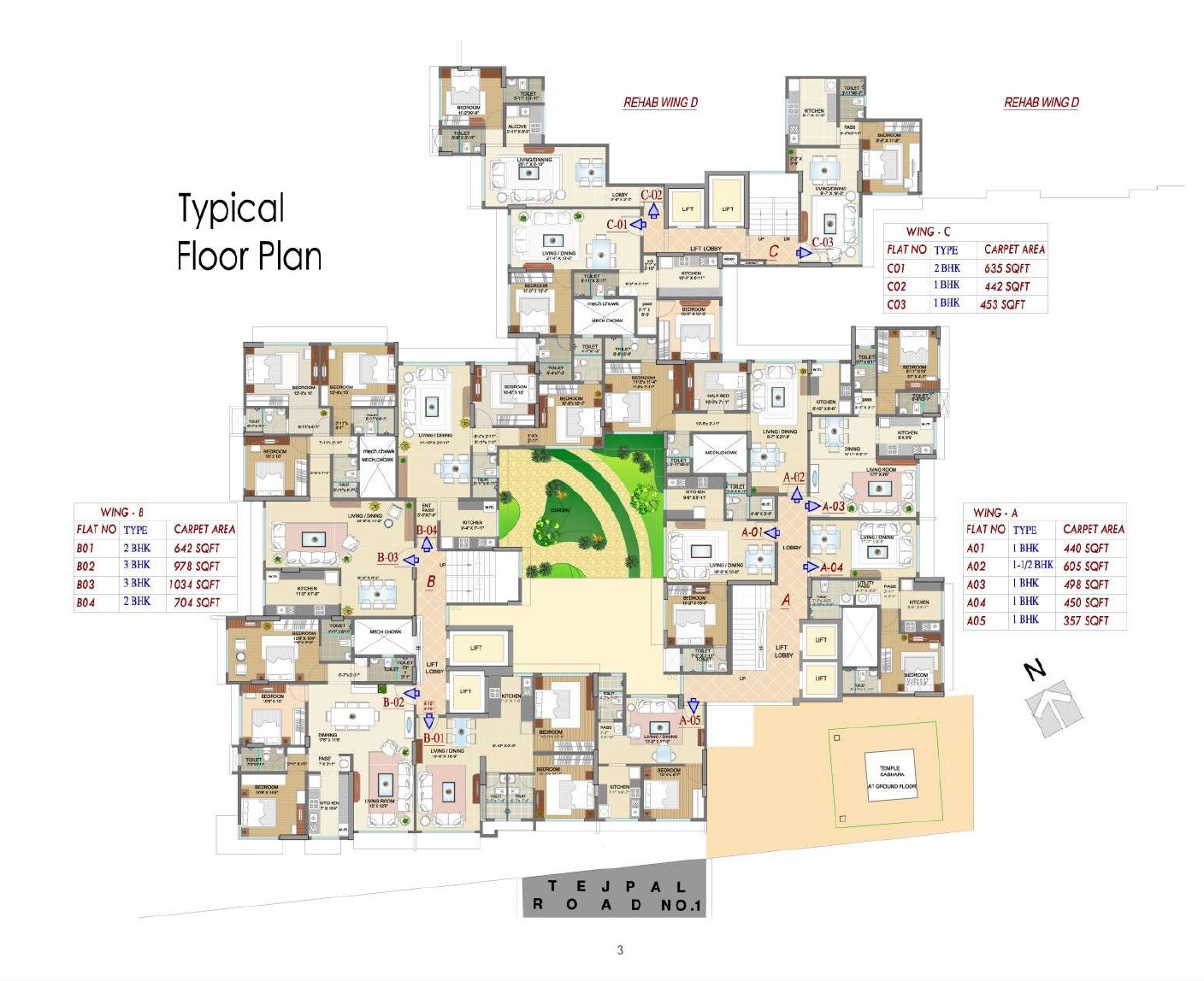 Matoshree Vijayraj Residency Floor Plans