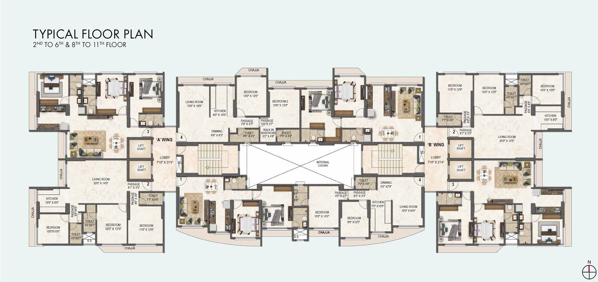 Mavani Geetanjali Floor Plans