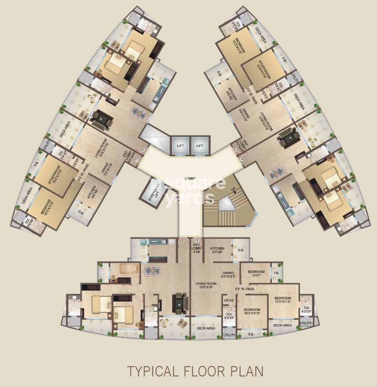 Mavji Meeras Empire Floor Plans