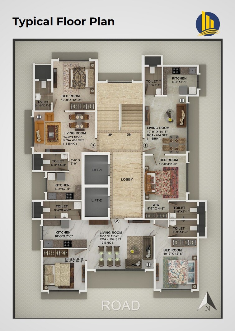 Meghna Ashraya Floor Plans 1