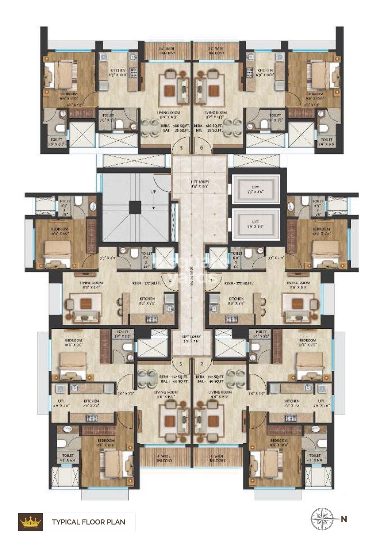 Metro Crown Floor Plans