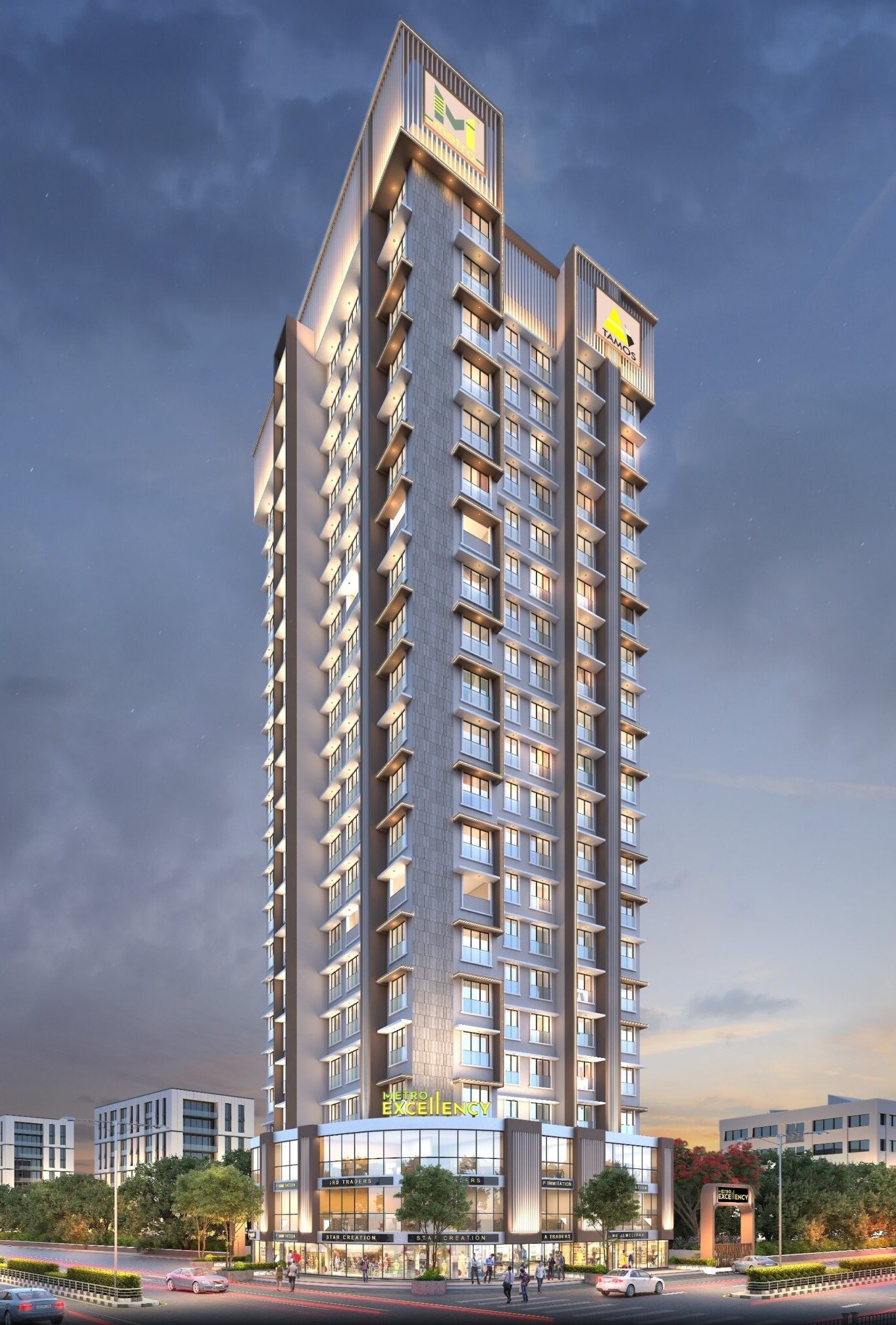Metro Excellency Apartment Exteriors 2