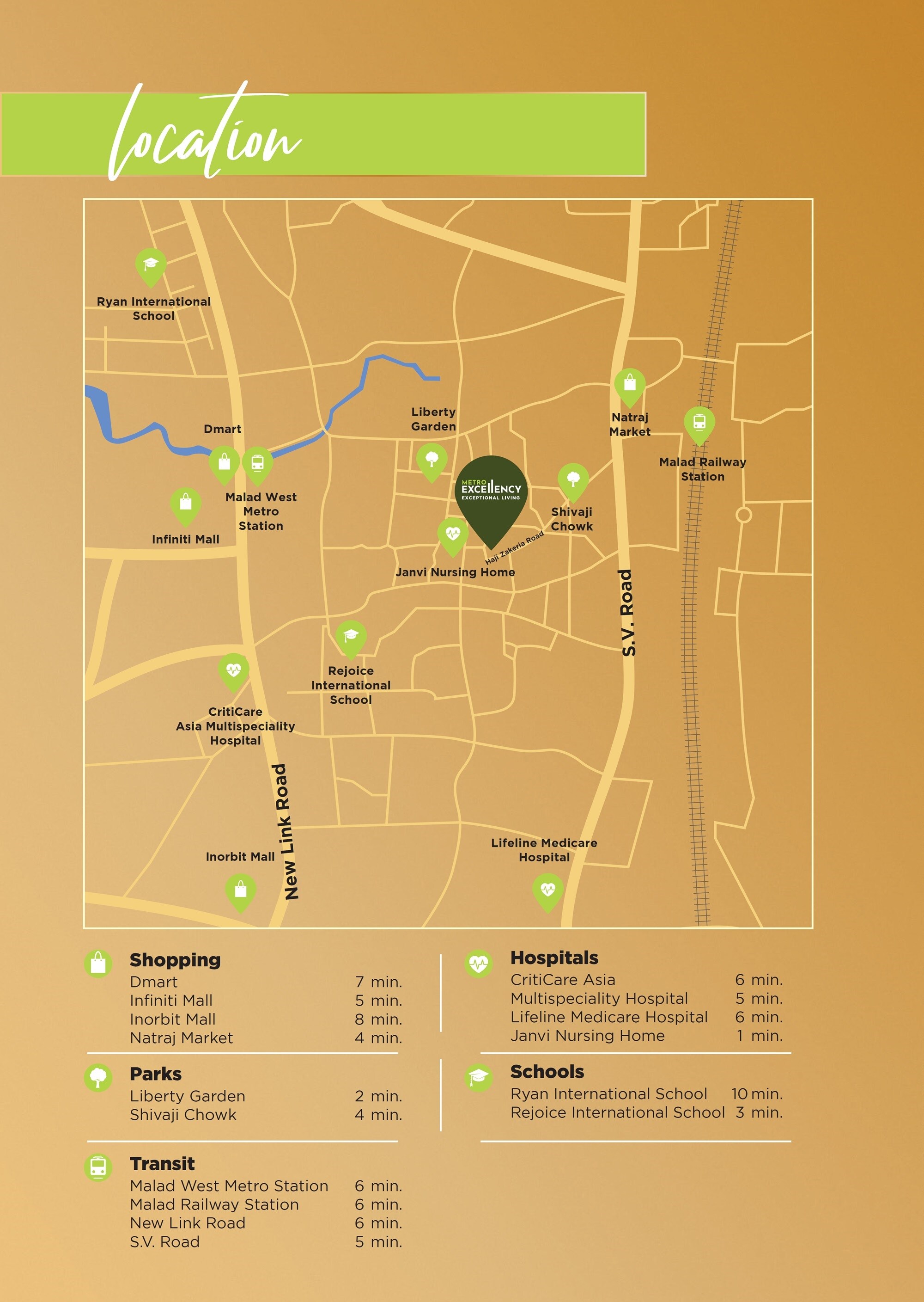 Metro Excellency Location Image