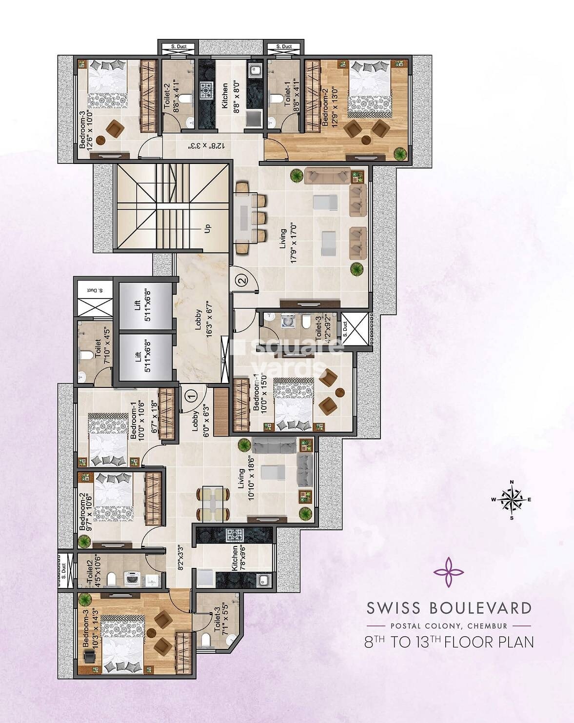 Metro Swiss Boulevard Chembur Floor Plans