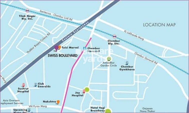 Metro Swiss Boulevard Chembur Location Image