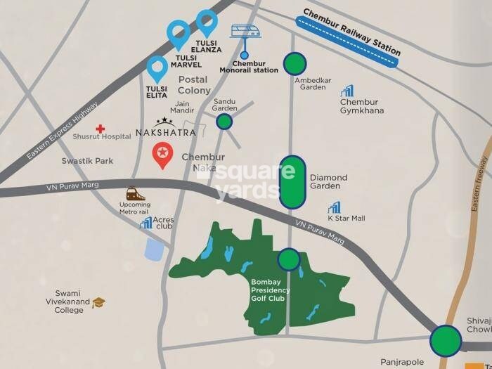 Metro Tulsi Elita Location Image