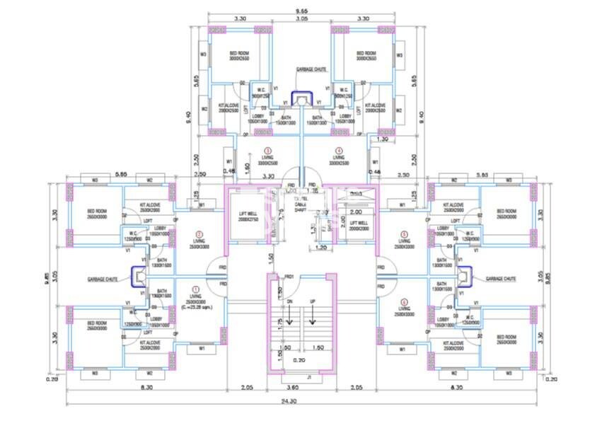 Mhada Apartments Antop Hill Floor Plans