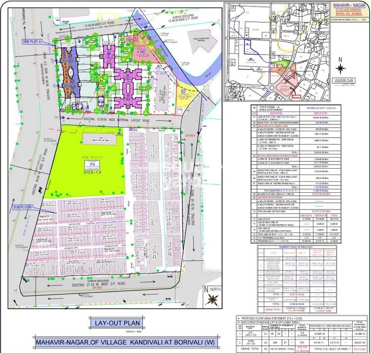 Mhada Apartments Mahavir Nagar Master Plan Image