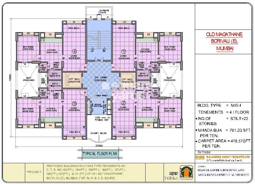 Mhada Apartments Old Magathane Floor Plans