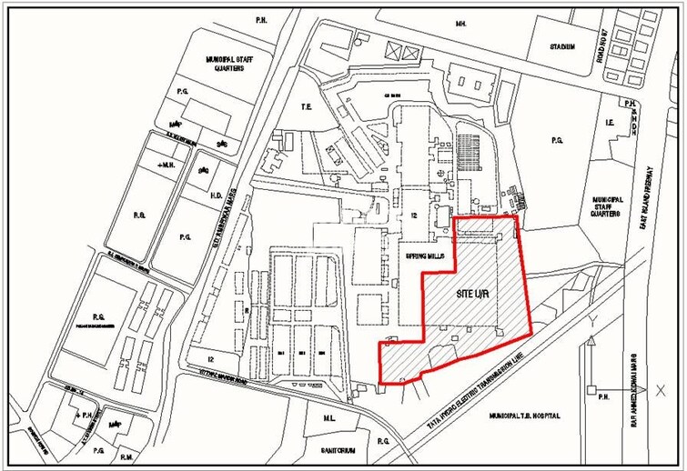 Mhada Bombay Dyeing Mill Location Image