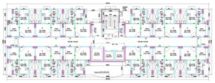 MHADA Prakash Cotton Mill Floor Plans