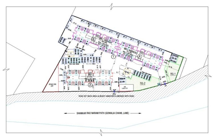 MHADA Prakash Cotton Mill Master Plan Image