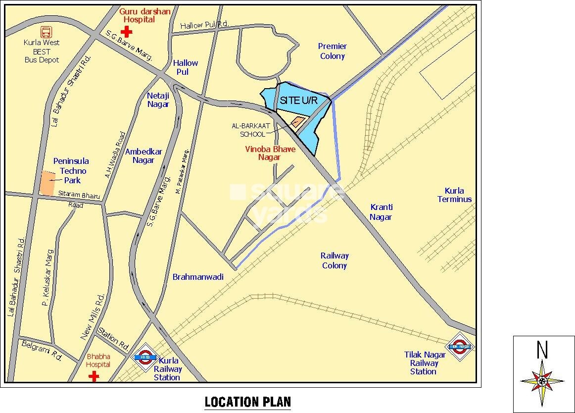 Mhada Apartments Vinoba Bhave Nagar Location Image