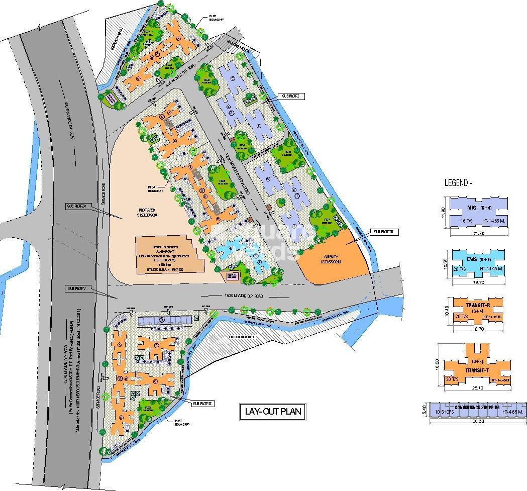 Mhada-Vinoba-Bhave-Nagar-Apartment_an aerial view of a computer generated image