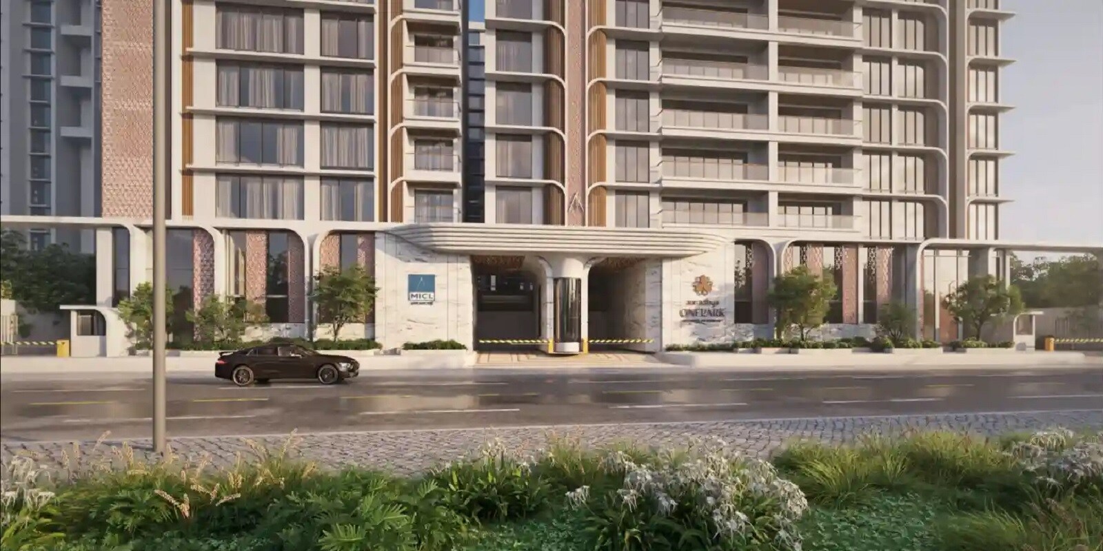 MICL Aaradhya One Park Entrance View