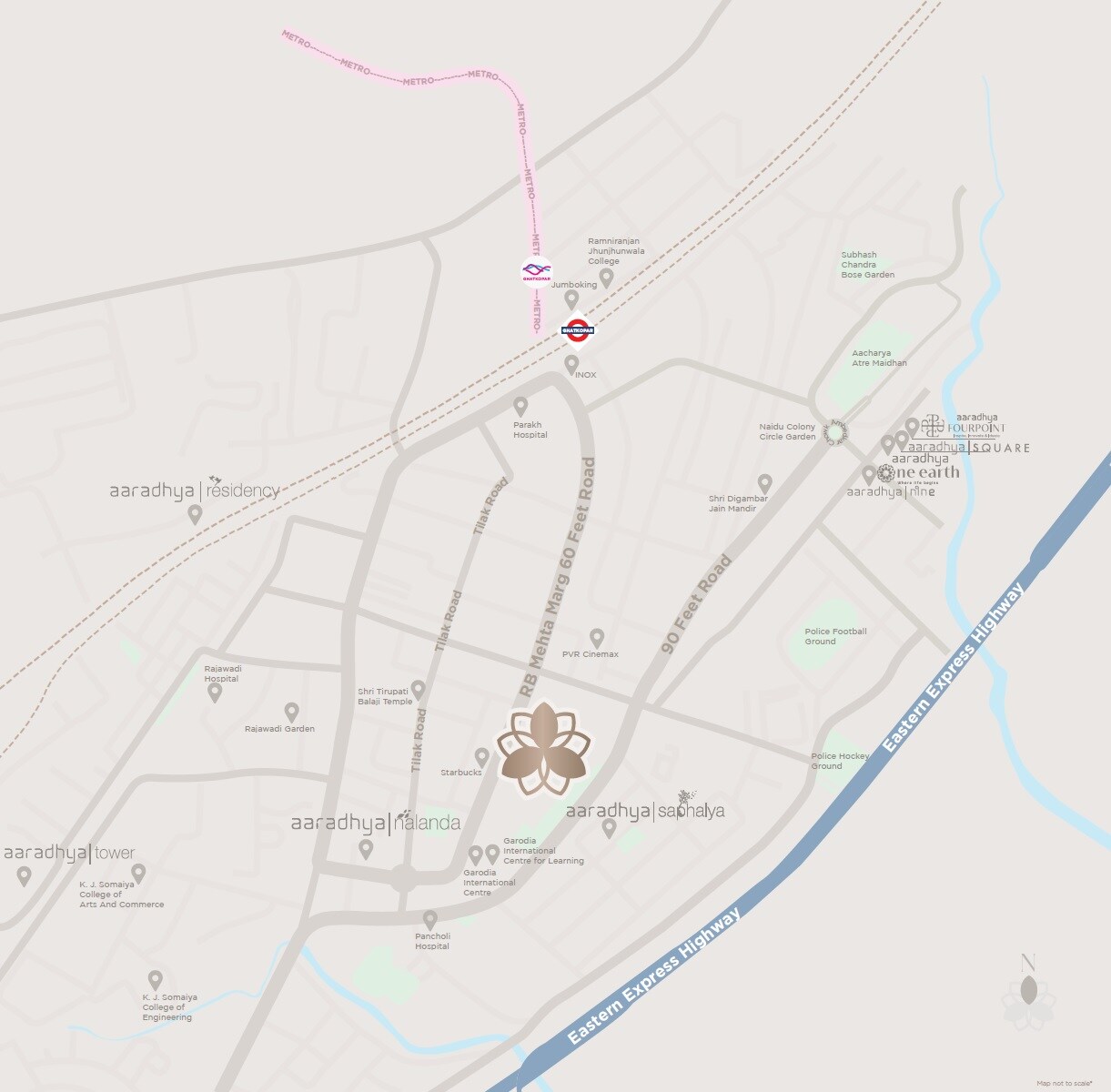 MICL Aaradhya One Park Location Image