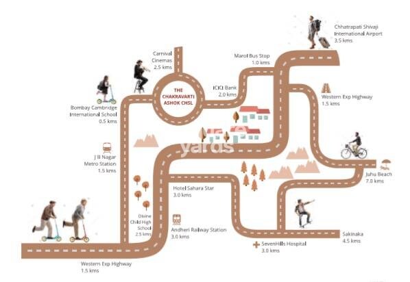 Midcity The Chakravarti Ashok CHSL Location Image