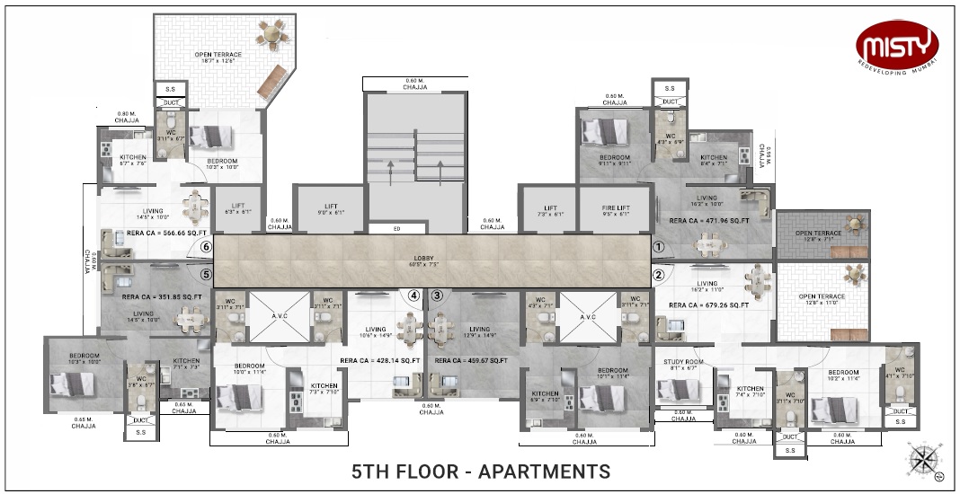 Misty Heights Floor Plans