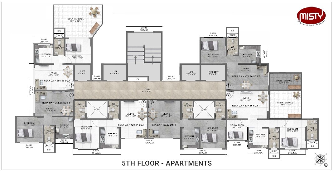 Misty Heights Floor Plans 1