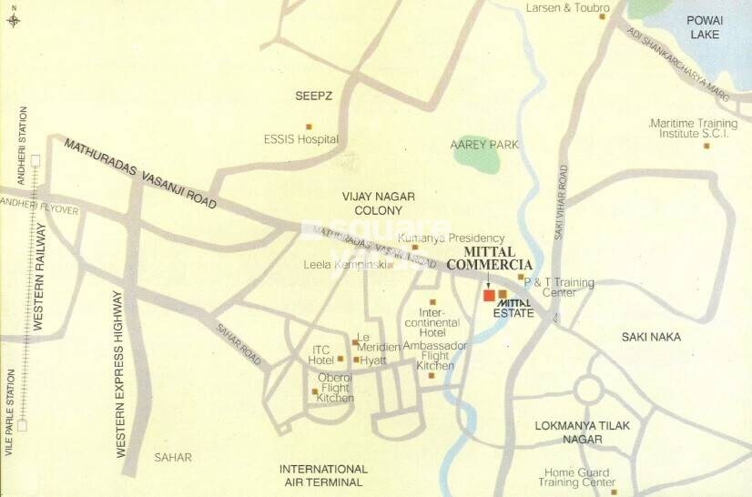 Mittal Commercia Location Image