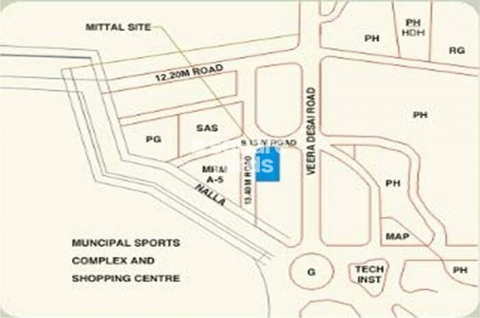 Mittal Skylark Location Image