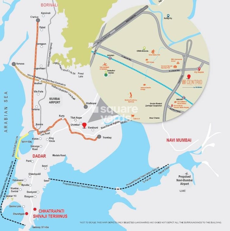 MJ Shah Centrio Location Image