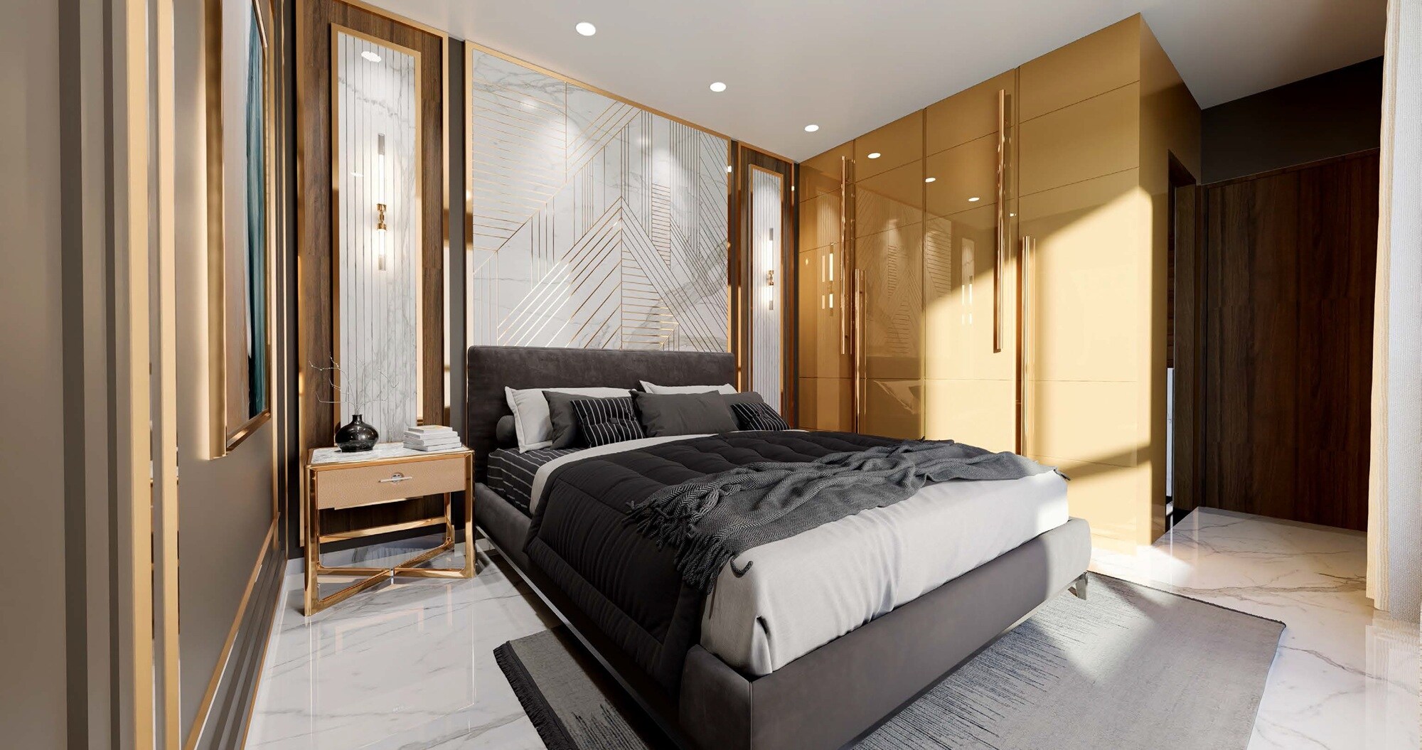 MK Fatima Residency Apartment Interiors 1