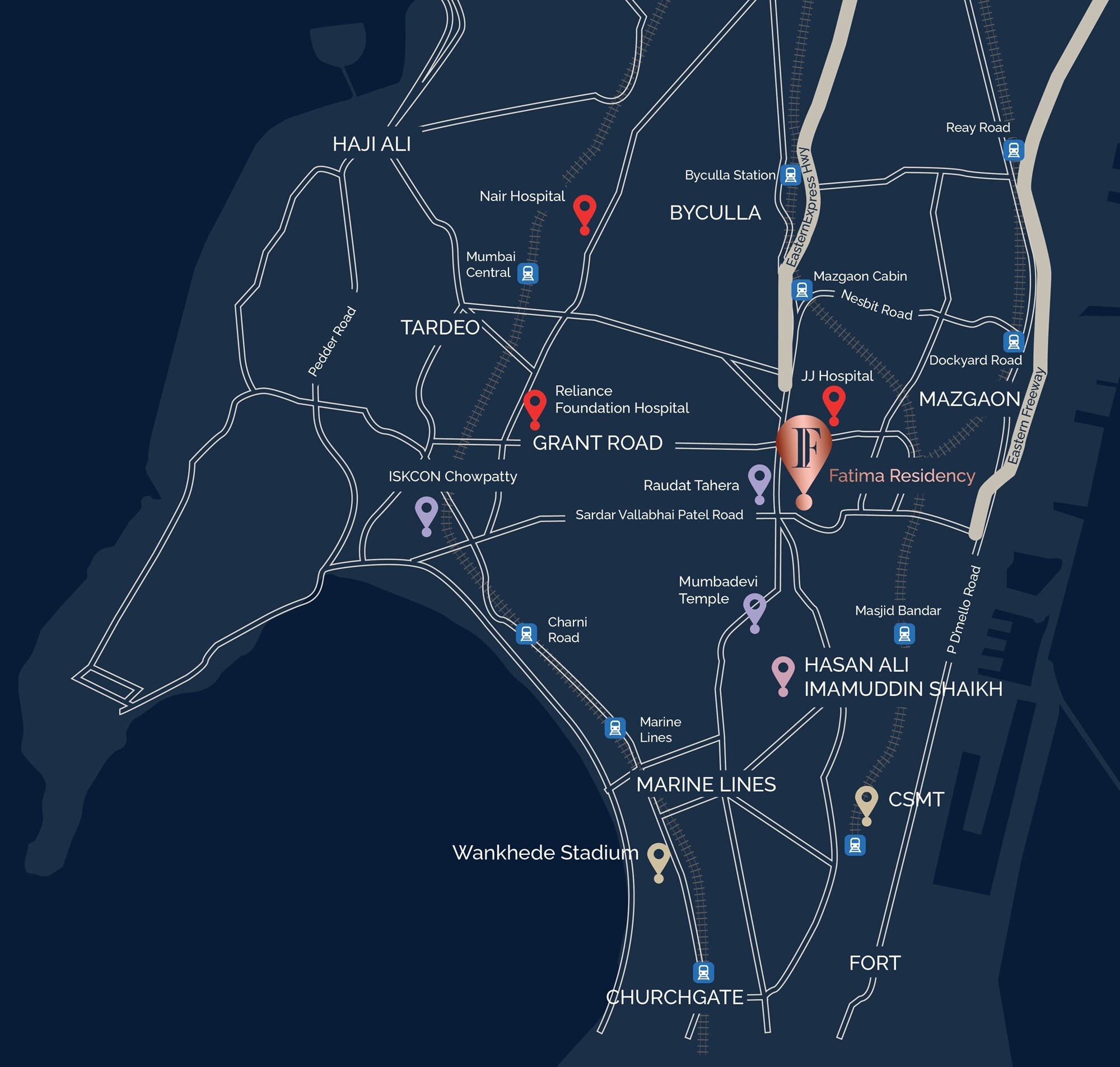 MK Fatima Residency Location Image
