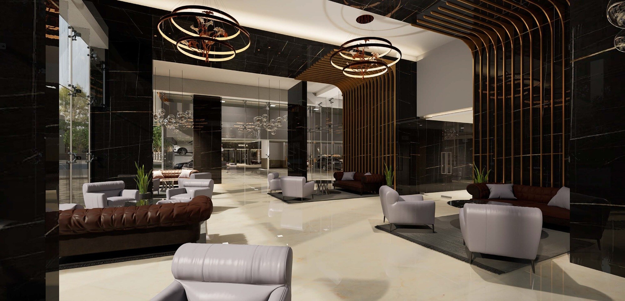 MK Fatima Residency Waiting Lounge