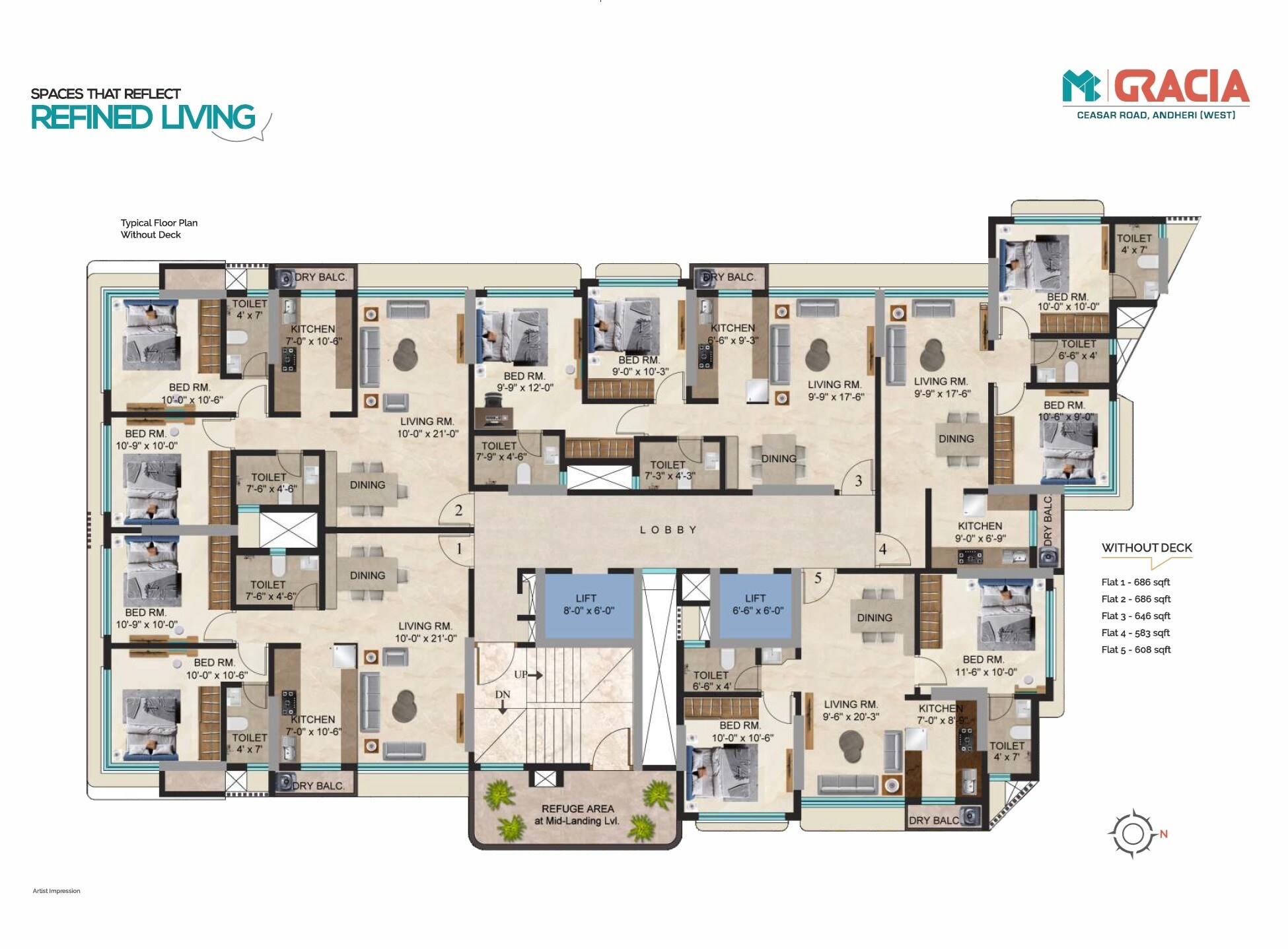 MK Gracia Floor Plans 1