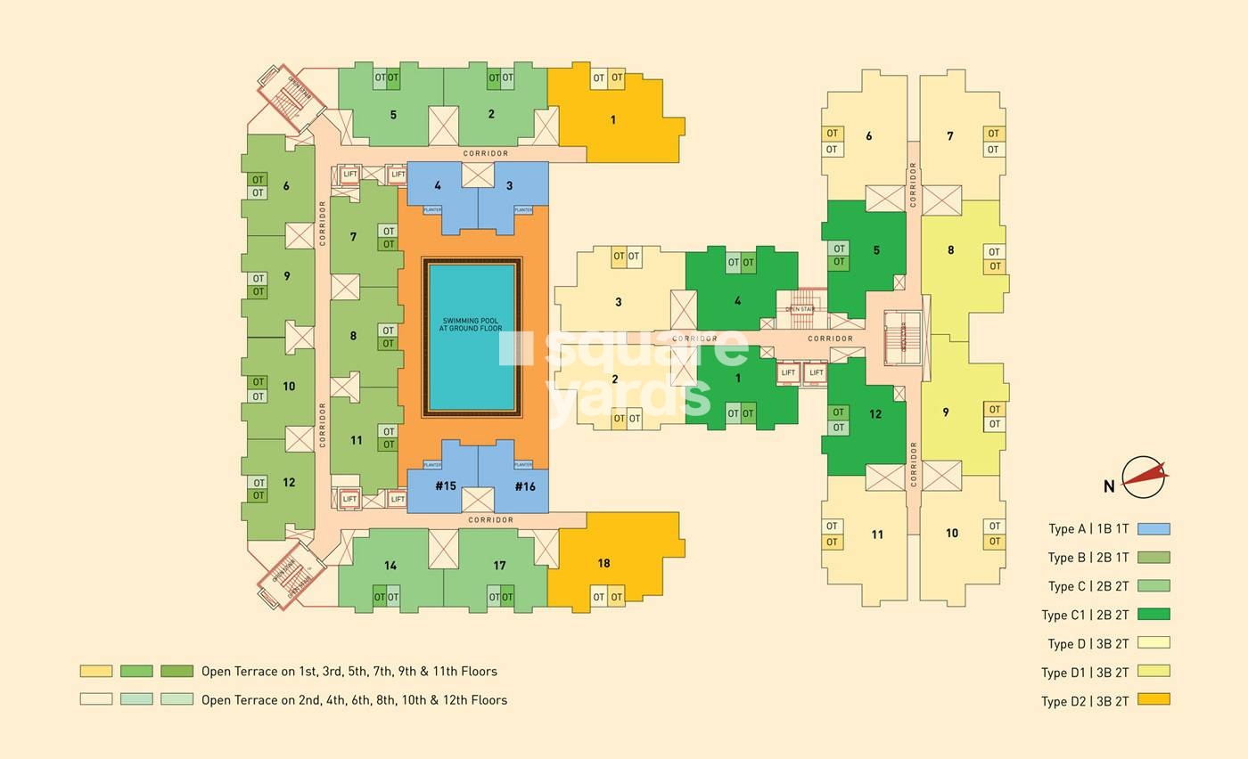 Modi Rashmi Celestia Floor Plans