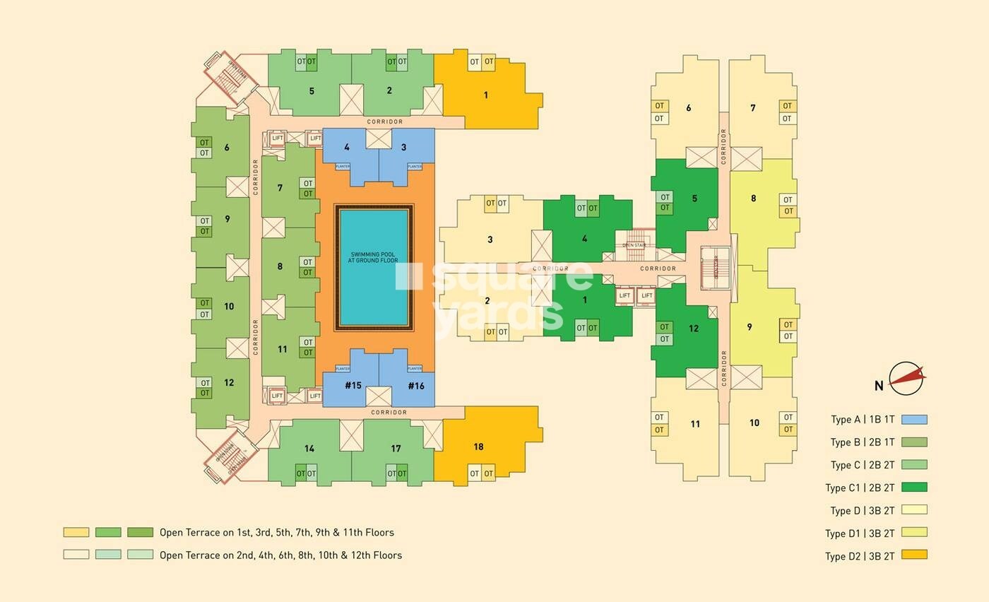 Modi Rashmi Celestia Floor Plans
