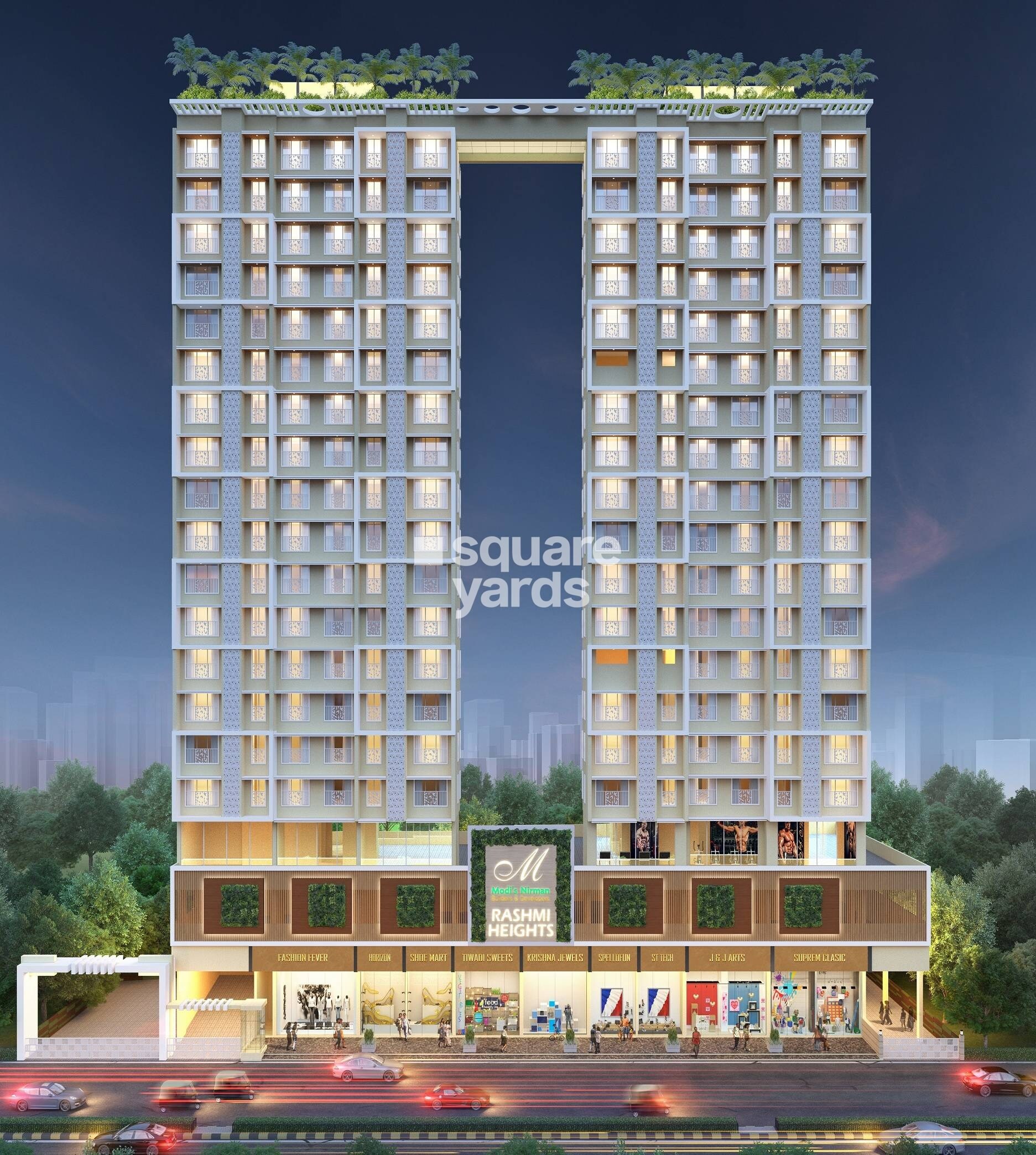 Modi Rashmi Heights Tower View