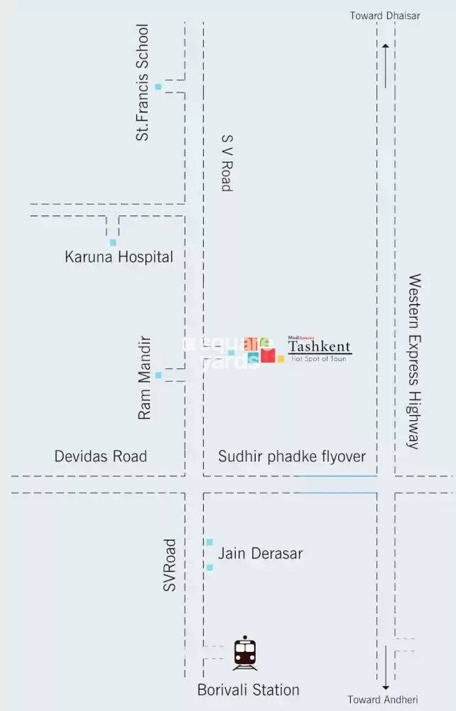 Modi Spaces Tashkent Location Image