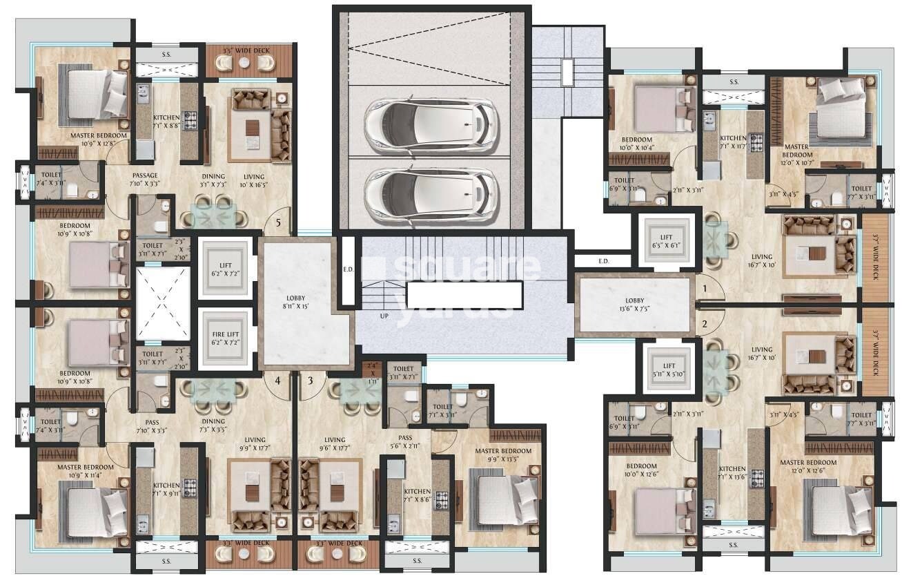 Modirealty Vatvriksh Floor Plans
