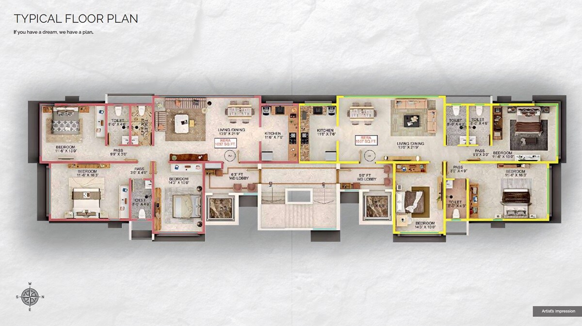 Modispaces Nile Floor Plans