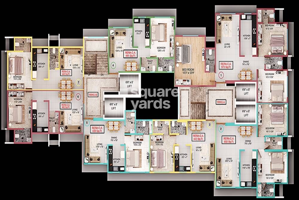 Modispaces Valley View Floor Plans