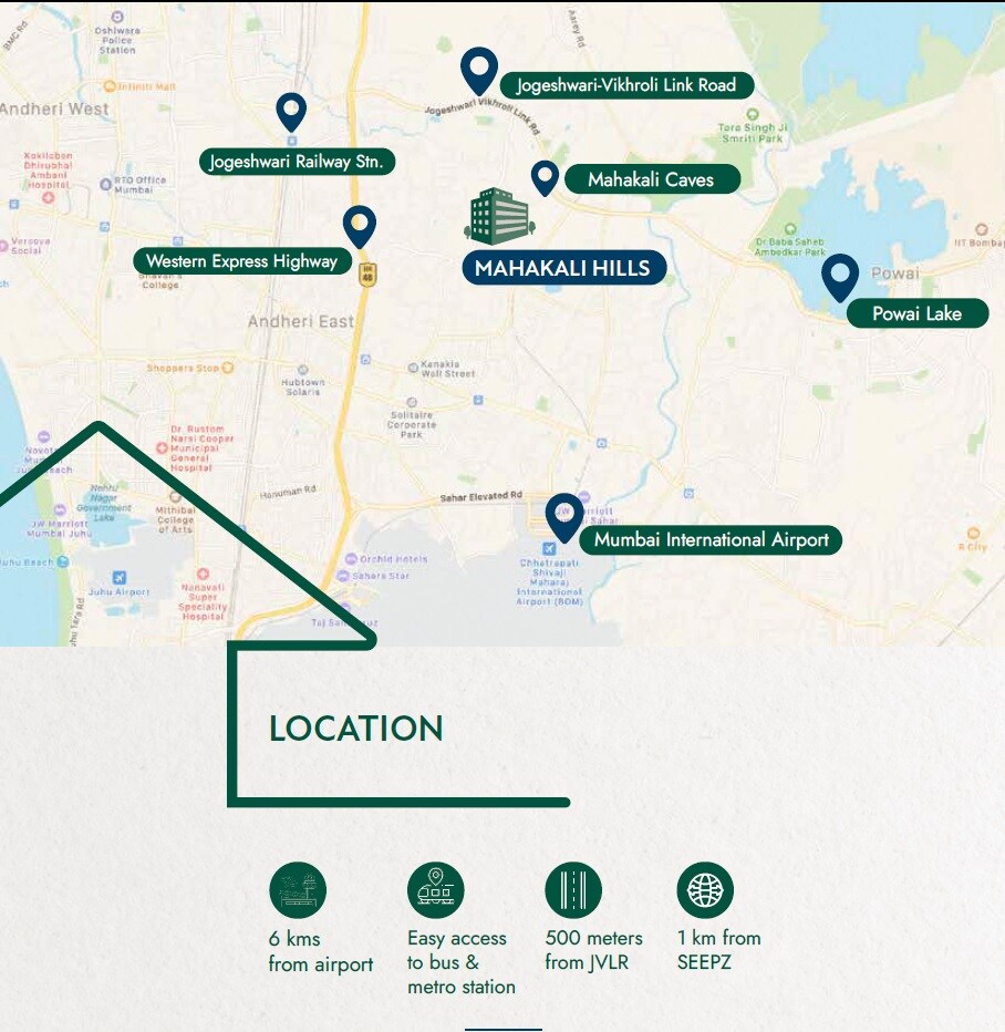 Mohid Mahakali Hills Location Image