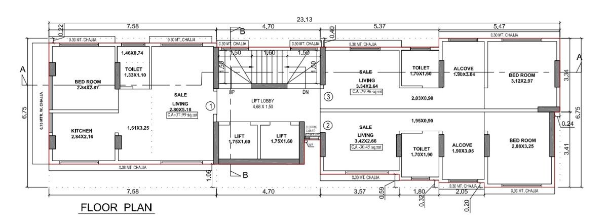 Moin Heights Floor Plans