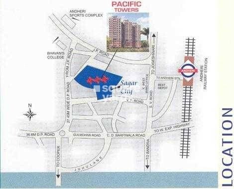 Monarch Properties Pacific Towers Location Image