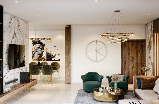 Monarch West View Apartment Interiors