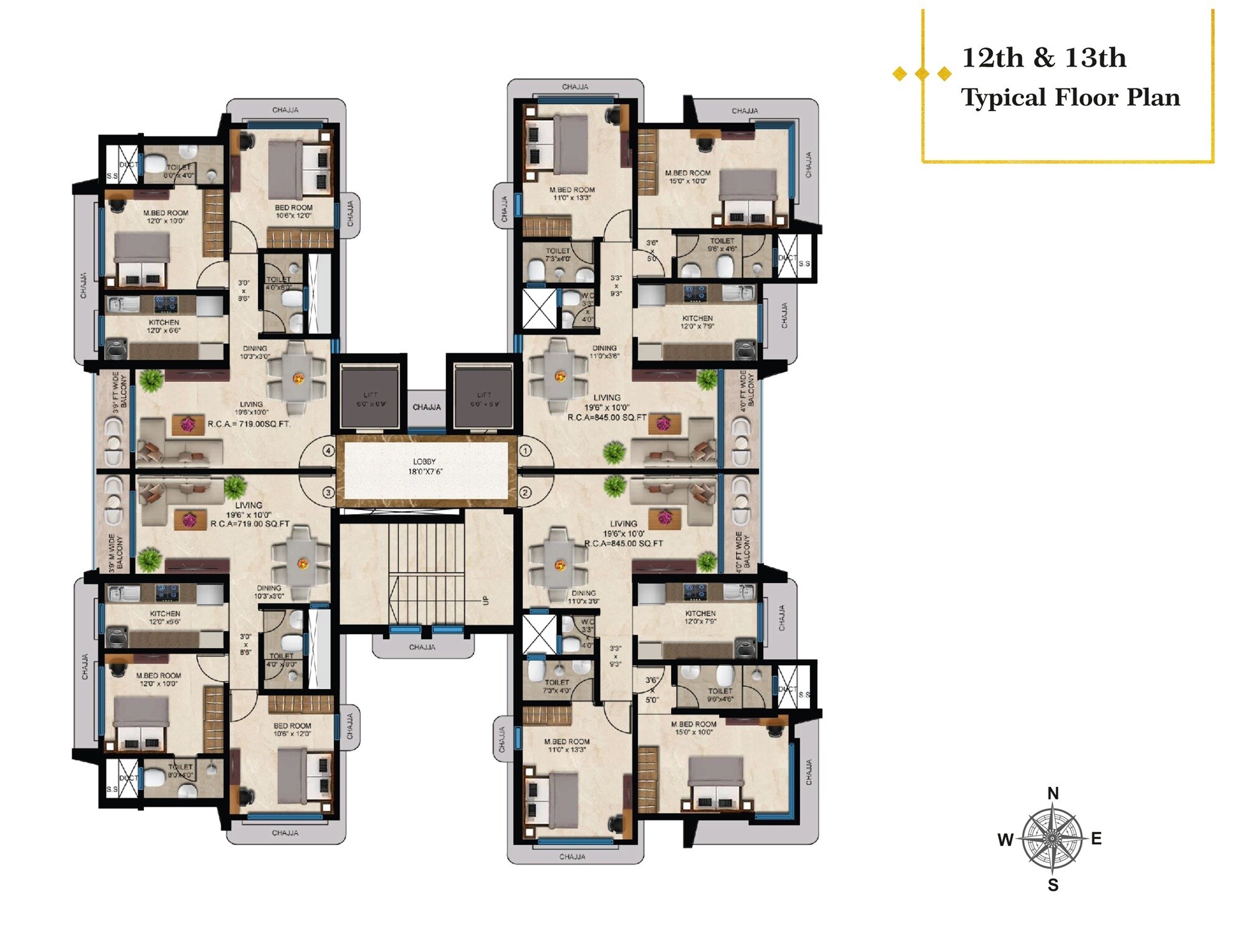 MPR Nilesh Floor Plans