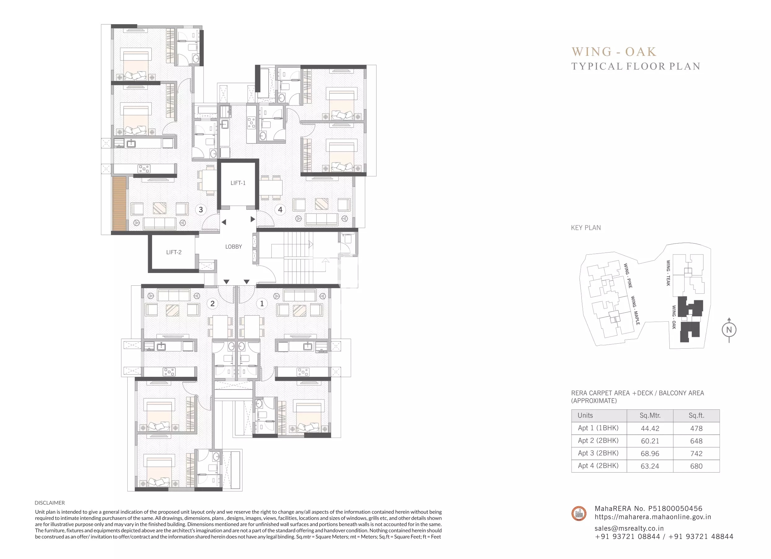 MS Courtyard Floor Plans